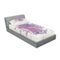 thumbnail image 3 of Ambesonne Tribal Fitted Sheet & Pillow Sham Set, Motif Brushstroke, Queen, Pale Pink Fuchsia Lilac, 3 of 3