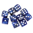 thumbnail image 1 of 10 piezas D6 Six Sides 16mm Dados de color perla para juegos de DND MTG RPG + Plata Zulema Juego de dados de 6 caras, 1 of 8