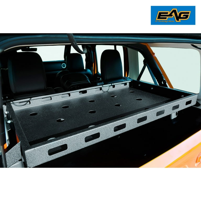 EAG Interior Rear Cargo Basket Rack Luggage Storage Carrier Fit for 2018 2022 Wrangler JL Unlimited Sahara Sport Rubicon 4 Door Walmart
