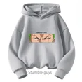 thumbnail image 3 of Ropa de primavera y otoño para niños, sudadera de una pieza para niños, ropa para niñas, sudadera de dibujos animados de Anime Luffy Zoro, traje para adolescentes, camisetas con capucha de Sonic, 3 of 5