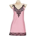 thumbnail image 2 of Jenna Rink Inspired Pink Slip Dress – Lace Trim Bodycon Mini Dress for Women, 2 of 6