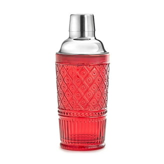OGGI Groove Insulated Cocktail Shaker-16oz Double Wall Vacuum Insulated Stainless Steel Shaker, Tritan Lid has Built In Strainer, Ideal Cocktail