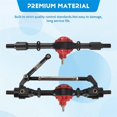 thumbnail image 5 of Metal Front and Rear Axle for WPL C14 C24 C34 C44 B14 B24 1/16 RC Car Upgrades Parts Accessories,Bla, 5 of 5