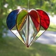 thumbnail image 2 of Decoración de Día de San Valentín Decoración de Día de San Valentín Colgante de Sol en Forma de Corazón de Múltiples Lados Acrílico Tintura Hecha a Mano Decoración de Día de San Valentín Sala de Estar, 2 of 3