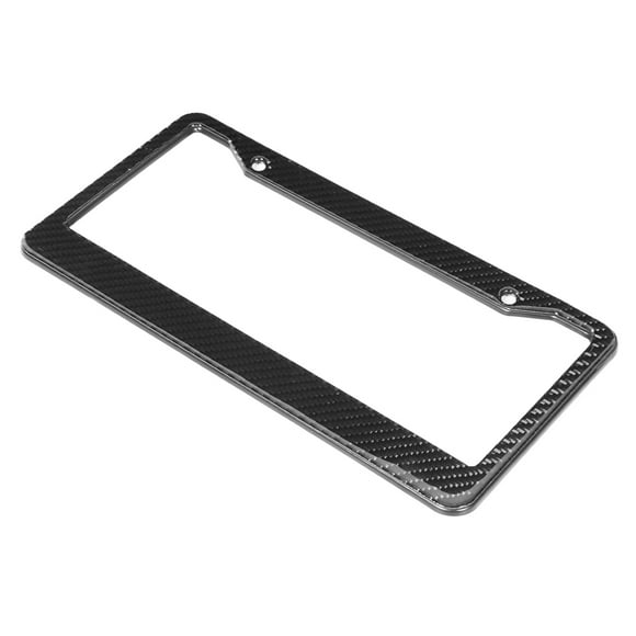 Number Plate Frame, Dry Carbon Fiber Universal Protective License Plate Frame For Cars