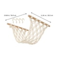thumbnail image 5 of 2 PCS Veggie Fruit Hanging Basket Macrame Vegetable Hammock Kitchen Cotton, 5 of 8