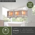 thumbnail image 5 of Dale 3 Light Gray Farmhouse Bathroom Vanity Fixture, 5 of 9