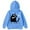 Blue, variant on CAIXIA Girls Sweatshirt Cute Graphic Adorable Cat Print Hooded Sweatshirt For Girls Playful Pullover With Animal Design Cozy Jacket For Children Ages 3 To 14 Years,Grey