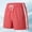 Red, variant on Mens Shorts Clothing Under $10 Causal Fashion Solid Color Loose And Comfortable Motion Straight-leg Work Clothes Shorts