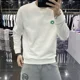 thumbnail image 5 of Ropa para hombre, sudaderas sencillas de cuello redondo y cuello redondo para hombre, sudadera con gráfico, jersey sin capucha, una pieza, moda Harajuku, otoño, 5 of 5