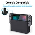 thumbnail image 4 of eXtremeRate 2 Pack Black Border Transparent HD Clear Saver Screen Protector for Nintendo Switch, 4 of 10