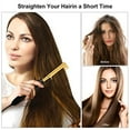thumbnail image 7 of USTAR Hot Comb Hair Straightener, Electric Heating Comb, Portable Travel Anti-Scald Beard Straightener Press Comb, Ceramic Comb Security Portable Curling Iron Heated Brush, 7 of 7