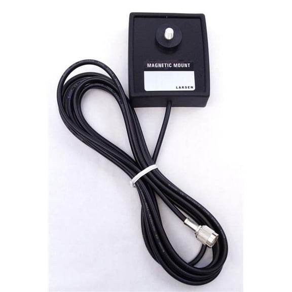 Larsen LM Magnetic Mount with 12 ft. RG58AA Coax & Crimped TNC Connector