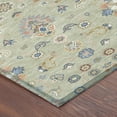 thumbnail image 3 of Addison Rugs Chantille Indoor/Outdoor Traditional Celery Machine Washable Round Rug, 8' x 8', 3 of 7
