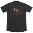 thumbnail image 3 of Elvis Presley Take My Hand (Back Print) Adult Work Shirt Black, 3 of 3