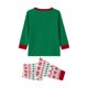 thumbnail image 4 of Pijamas Navideñas Conjunto de pijama de 2 piezas Traje de cintura elástica con estampado informal familiar Kuymtek Verde*niño 11-12 años para Unisex, 4 of 9