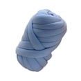 thumbnail image 1 of Hilo grueso para tejer a mano para mantas con nudo trenzado, hilo grueso jumbo Azul, 1 of 9