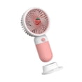 thumbnail image 1 of Yuarrent Mini ventilador de mano recargable para estudiantes, estudio, escritorio, ventiladores de aire de bolsillo, deportes, ocio, soporte para Electrodomésticos Rosa Yuarrent HA061183-01B, 1 of 6