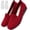 RED VV1, variant on Women’s Orthopedic Knit Comfort Loafers - Slip-Resistant Walking Shoes - Breathable Mesh Arch Support Flats - Lightweight Non-Slip Low-Top Shoes for 2026