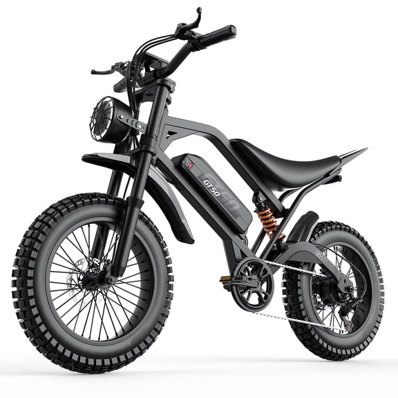 GWEIT Electric Bike for Adults, 1500W Peak Electric Mountain Bike, 25MPH & 65Miles, 26'' x 4'' Fat Tire Ebike with 48V 25Ah Battery, Electric Bicycle with Rear Rack, UL 2849Certified
