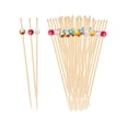 thumbnail image 1 of Palillos de cóctel,Selecciones de cócteles de madera navideñas Selecciones de frutas,Aperitivo Frutas Palillos De Bambú Decorativos,Decoraciones de comida para fiesta de Navidad Peal Food, 1 of 8