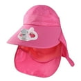 thumbnail image 1 of Summer Detachable Outdoor Anti-Sun Cap Neck Face Flap Wide Brim Hat with Fan, 1 of 6