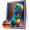 thumbnail image 2 of Pintura de diamante 5D DIY Kit de dinosaurio de taladro redondo completo Artesanía de decoración del hogar(4) Hugtrwg Para estrenar, 2 of 9