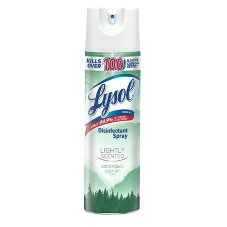 Lysol Disinfectant Spray, Lightly Scented Adirondack Cool Air,