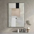 thumbnail image 5 of Handmade Beige Abstract Painting Brown Painting Wabi-sabi Wall Art Earth Tones Painting Geometric Wall Art Large Wall Decoration, 5 of 9