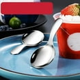 thumbnail image 7 of Fdelink Tableware, Plastic Dining Spoon, Stainless Spoon Short Handle Small Spoon Tea Spoon Powder Spoon Children'S Spoon Coffee Spoon Dessert Spoon Ice Spoon Seasoning Spoon, 7 of 7