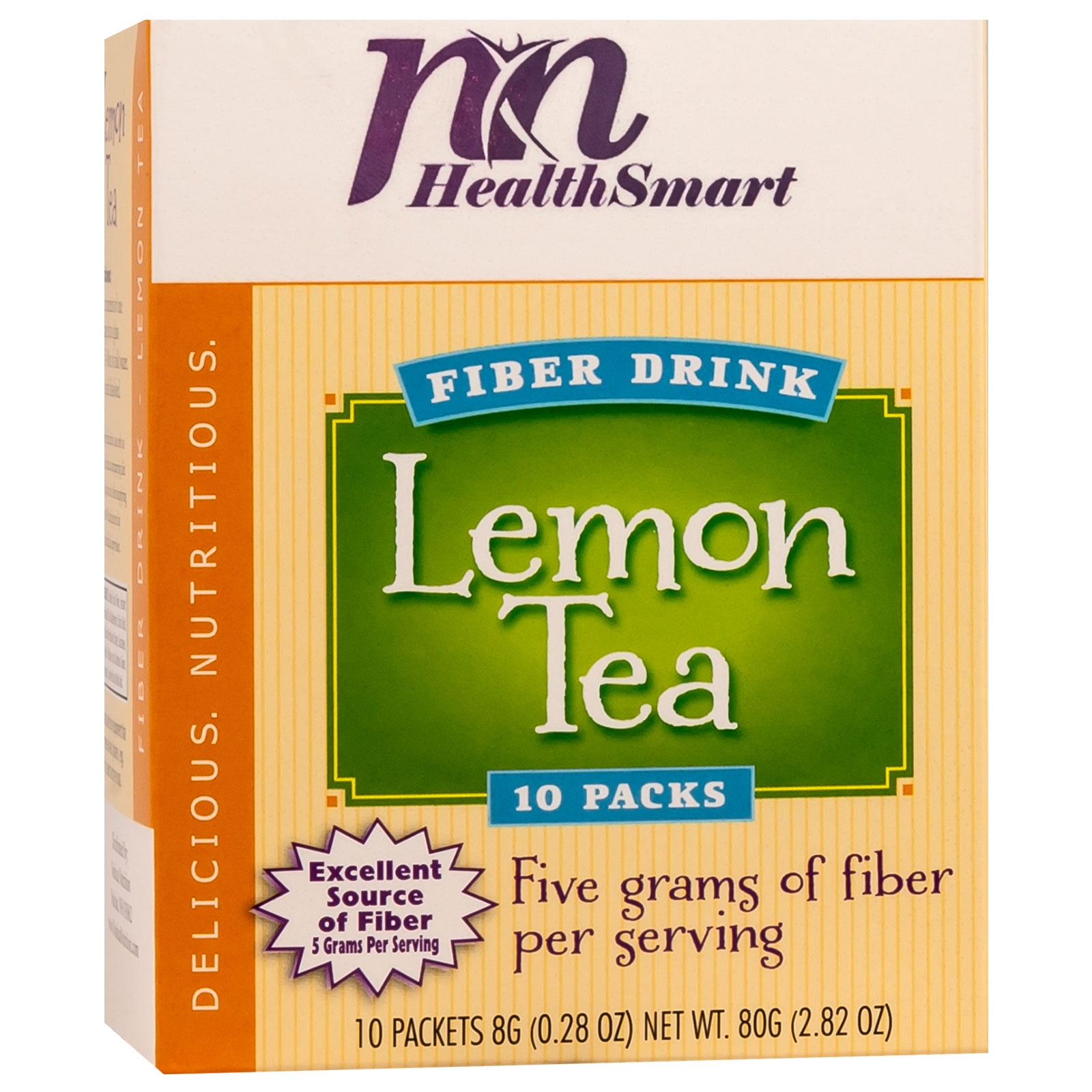 HealthSmart - FIBERight High Fiber Drink - Lemon Tea - 5g ...