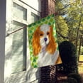 thumbnail image 2 of Carolines Treasures SS4458-FLAG-PARENT Cavalier Spaniel St. Patricks Day Shamrock Portrait Flag  multicolor, 2 of 2