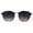 black smoke, variant on Mens Round Thin Plastic Retro Horn Rim Color Mirror Lens Sunglasses Tortoise Pink