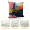 thumbnail image 4 of Nawypu  Blue and Pink Throw Pillow Covers Cases Modern Abstract Art Painting Bed Sofa Couch Square Accent Decorative Cushion Pillow Cover for Living Room Bedroom Decor, 4 of 5