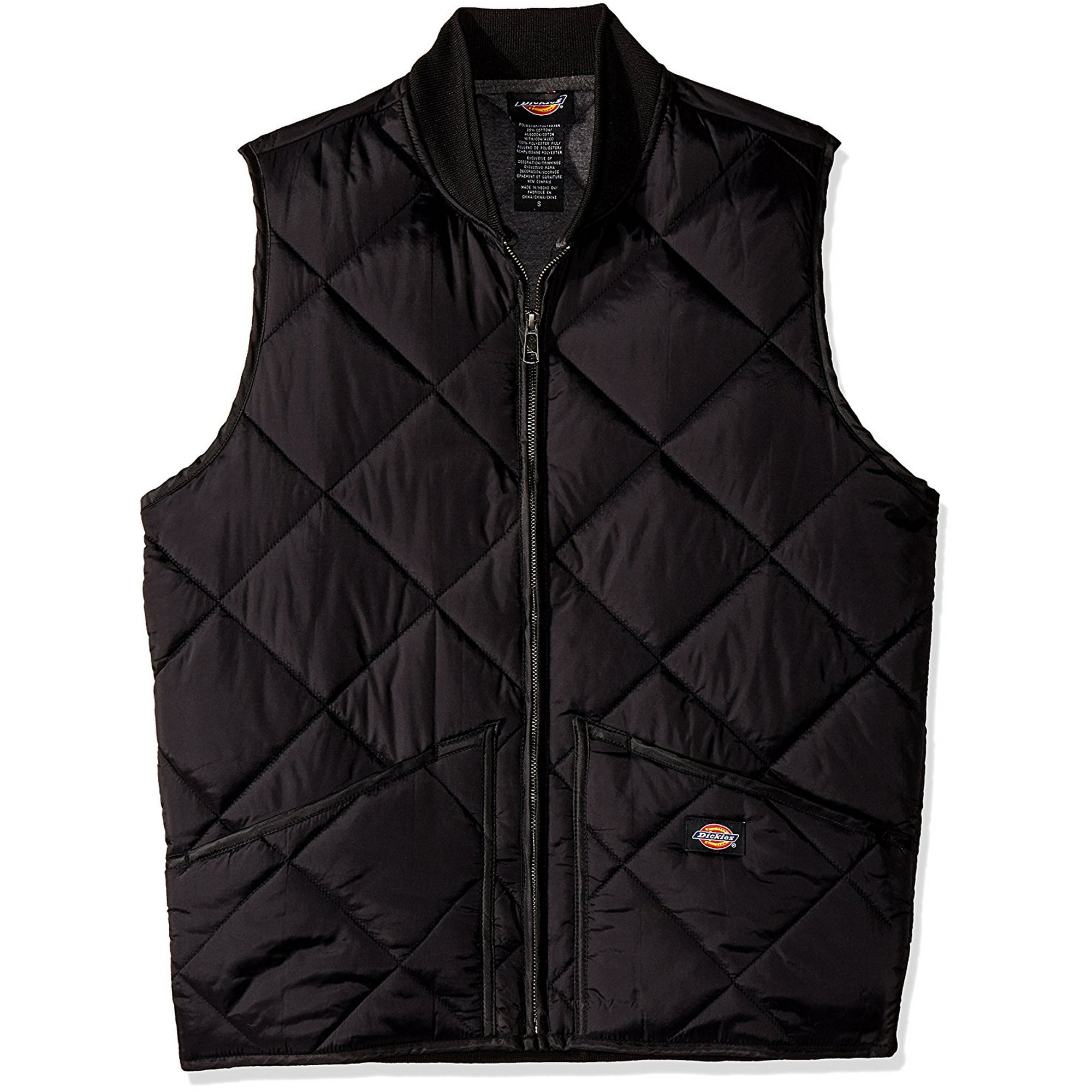 Dickies Mens Diamond Quilted Nylon Vest, S, Black - Walmart.ca