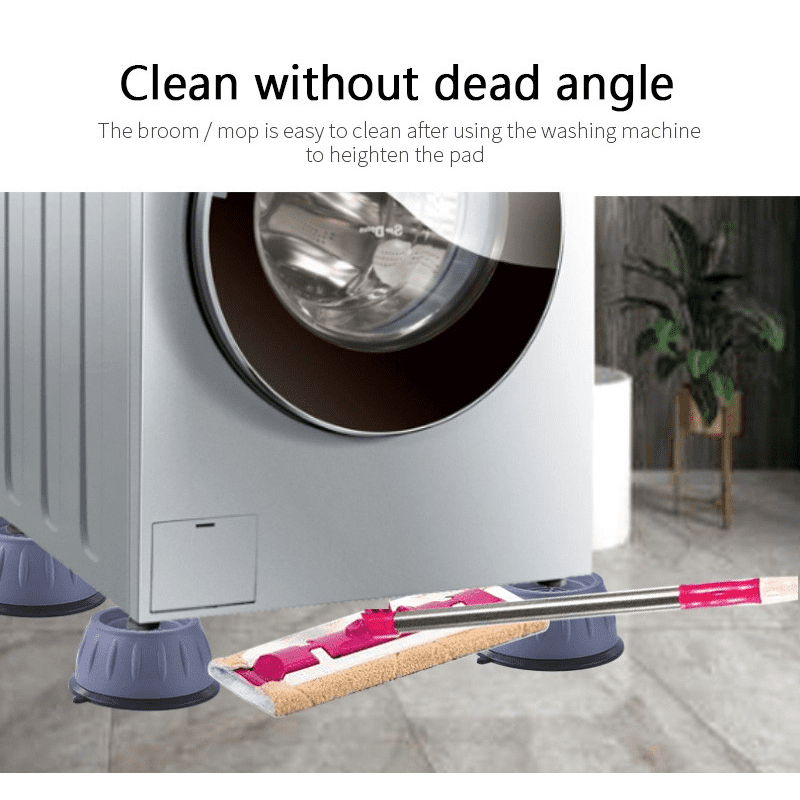 JJYY 4Pcs/8Pcs Anti-Vibration Feet Pads – Plastic/Rubber Mat Slipstop Silent Dampers for Washing Machine and Refrigerator – Universal Support Stands for Noise Reduction