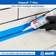 thumbnail image 4 of MAPEI Mapesil T Plus 100% Silicone Sealant, Waterproof & Flexible Caulk, Color-Matched to MAPEI Grout, Interior & Exterior Use, Tile, Bathroom, DIY, 10.1 oz Tube, Honey Butter, 4 of 5