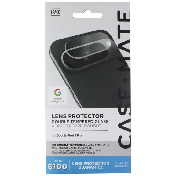 Case-Mate Double Tempered Glass Screen Protector for Google Pixel 9 Pro