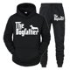 thumbnail image 2 of Nueva marca de moda para amantes de los perros, chándal para hombre "The Dogfather", divertida sudadera con capucha y pantalones con diseño de perro salchicha, conjuntos de dos piezas, ropa para hombr, 2 of 4