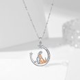 thumbnail image 4 of Collar de plata 925 para mujer con colgante de perro, 4 of 4