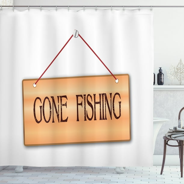 gone fishing bathroom decor