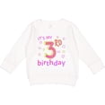 thumbnail image 2 of Inktastic It's My Third Birthday Toddler Sweatshirt, 2 of 4