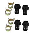 thumbnail image 1 of 4Pcs Barb Fitting Computer Water Cooling Radiator Copper Heatsinks Cooler Clamp for 3/8 Inch Id Tubing G1/4 Chromed Del, 1 of 8