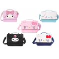 thumbnail image 3 of Kawaii Sanrio Cartoon Kuromi Messenger Shoulder Bag Girl Heart Crossbody Phone Key Case, bolso de mano de cuero PU para regalo de novia, 3 of 4