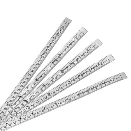 

EOTIA 5 Pcs 90cm Paper Ruler Tape Inch Measure Tape Sewing Machine Self Measuring Tape Ruler Sticker Home Sewing Tool