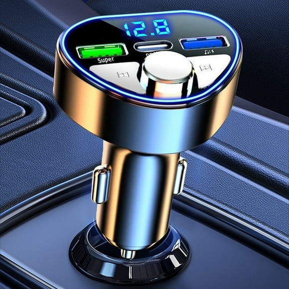 Oneshit Car Fm Transmitter in Clearance Car Bluetooth 5.5 Wireless Handsfree Car FM Transmitter Receiver Radio MP3 Adapter Player