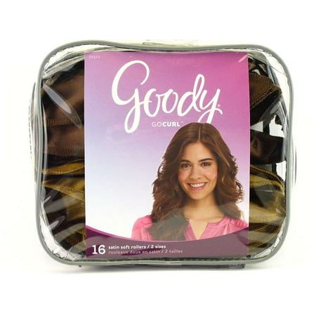16 Piece Set of Satin Pillowsoft Rollers, Create Curl, Body or Volume While You Sleep By Goody Ship from