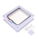 thumbnail image 5 of Puerta con solapa de seguridad para perros y gatos con cerradura de 4 vías, puerta para gatitos, cachorros, mascotas (blanco L) Ndcxsfigh Para estrenar, 5 of 8