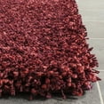 thumbnail image 6 of SAFAVIEH Santa Monica Chelsey Solid Shag Area Rug, Maroon, 9'6" x 13', 6 of 7