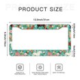 thumbnail image 6 of Floral Horses License Plate Frames for Women Men Car Plate Holder Cover Metal Tag Aluminum Car Accessories Front Rear Plate Decor, 6 of 6